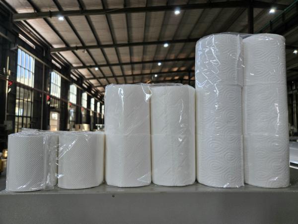 Multifunctional 1/2/4/6 rolls side sealing small toilet paper roll / kitchen towel packing machine