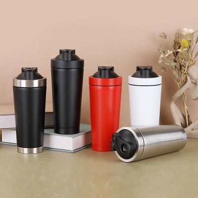 Stainless Steel Protein Shaker Bottle 27.0 Fl Oz Insulated Leak Proof BPA Free Hiking
