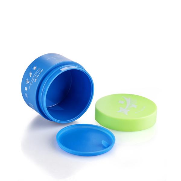Frascos de plástico PET de cristal de parede pesada 50 ml frascos de cosméticos para máscara facial
