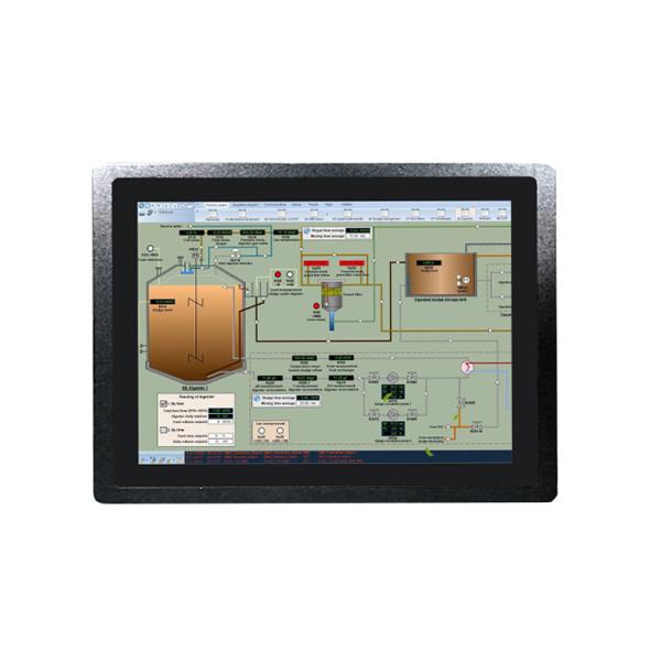 Panel PC industrial táctil TFT OEM Android IP65 con marco abierto, monitor táctil vertical industrial integrado