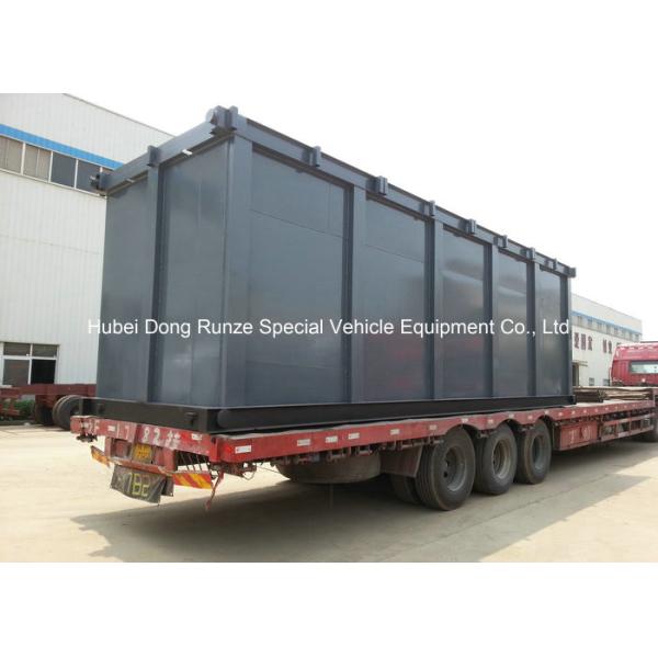 Skid Mounted 70000L Acid Storage Tank Steel Lined PE For Oilfield Storage