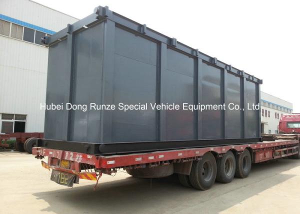 Skid Mounted 70000L Acid Storage Tank Steel Lined PE For Oilfield Storage
