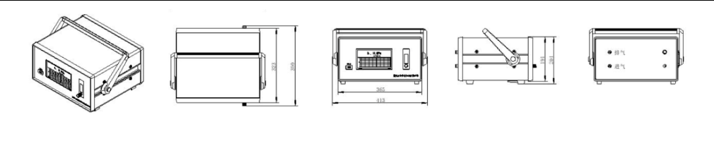 High Precision Biogas Detector Portable Gas Calorimeter For CO2 CH4 H2S O2 Measurement
