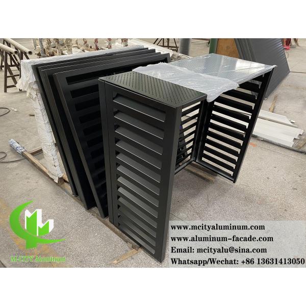 Металлическое покрытие для защиты от ржавчины для тепловых насосов Алюминий 2,5 мм порошкообразный черный