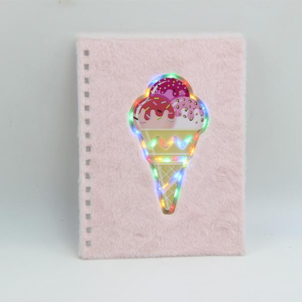 Тетрадь и ручка изготовленных на заказ подарков бесплатной раздачи плюша пушистых небольших Ультрапортативный