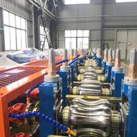Tubulação redonda de aço inoxidável do moinho de tubo do aço carbono 0.7mm do Hf que faz a máquina