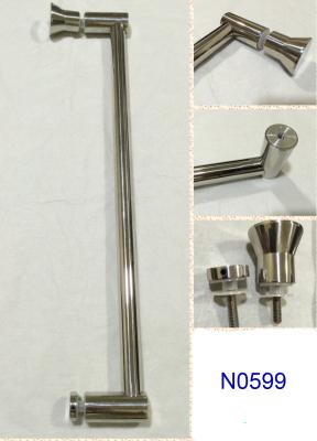 SUS304 Polished Chrome shower handle / glass door handle N0599