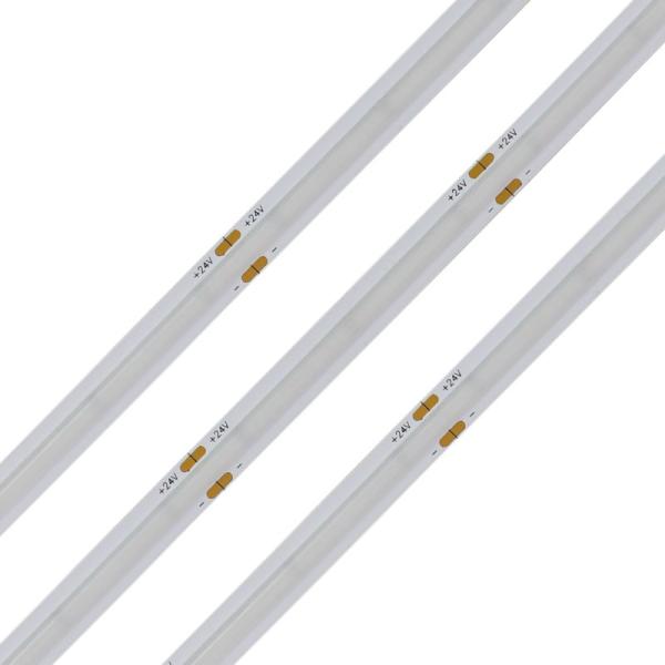 Waterproof Ip65 Tape Light White Flexible 12V 24V Flexible Cob Led Light Strip