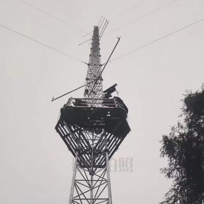 Hot Dip Galvanized Steel 30m-120m Triangular Lattice Wind Guy Mast for Telecom Antenna Tower 60m 80m 90m 100m 120m Accessories