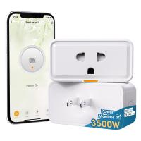 Tuya Smart Plug 16A Socket WiFi avec moniteur de puissance de chronométrage et Alexa Google Home Intégration Smart Life pour l'automatisation de la maison intelligente