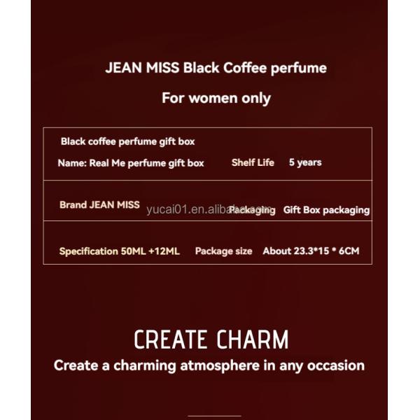 Spray Black Coffee Perfume Set Original Long Lasting Eau De Parfum Mini Fragrance Gift