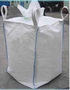 ISO 14001 認証された防塵1トンの袋 角を上げるループ付き 防塵で安全な産業用アプリケーション