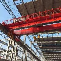 Máquina de aço de grande resistência do guindaste aéreo do feixe 3T-800T dobro para o levantamento industrial