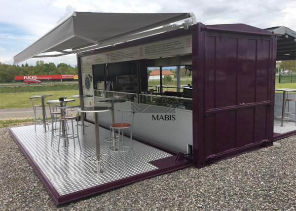 20ft / 40ft Shipping Container Coffee Shop , Commercial Use Container Coffee House