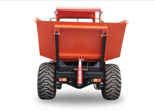 Air Brake 4wd Dump Truck , 3 Ton Dump Truck Articulted Chassis With 400/60-15.5 IMP Tyre