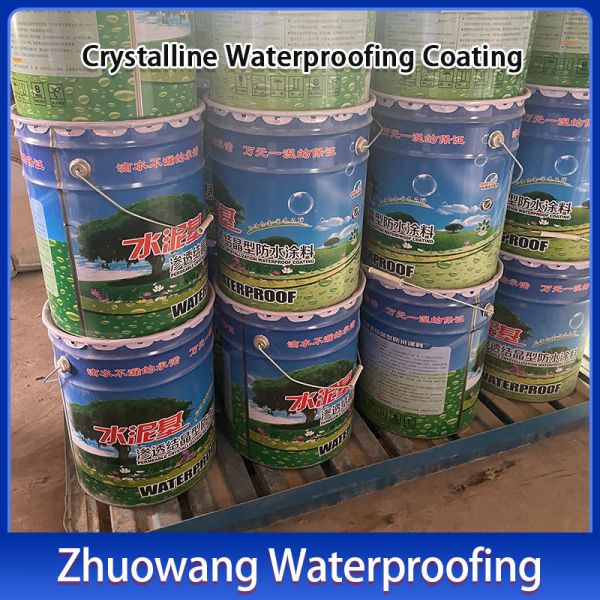 Water Based Crystalline Coating Waterproof For Tunnels And Reservoirs Cement Based Waterproof Coating
