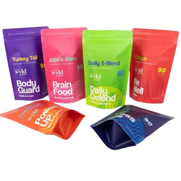 Practical Food Packaging Pouch Non Toxic Moisture Proof Sustainable Packaging