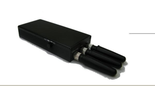 MINI construtor Handheld EST-808HB do jammer do telefone celular G/M/3G com a antena 3