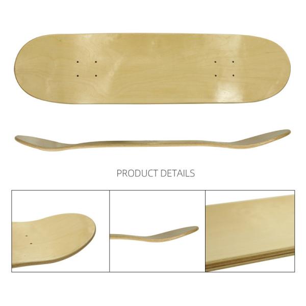 Double Kick Concave 7 Ply Skateboard For Beginners Or Experienced Riders
