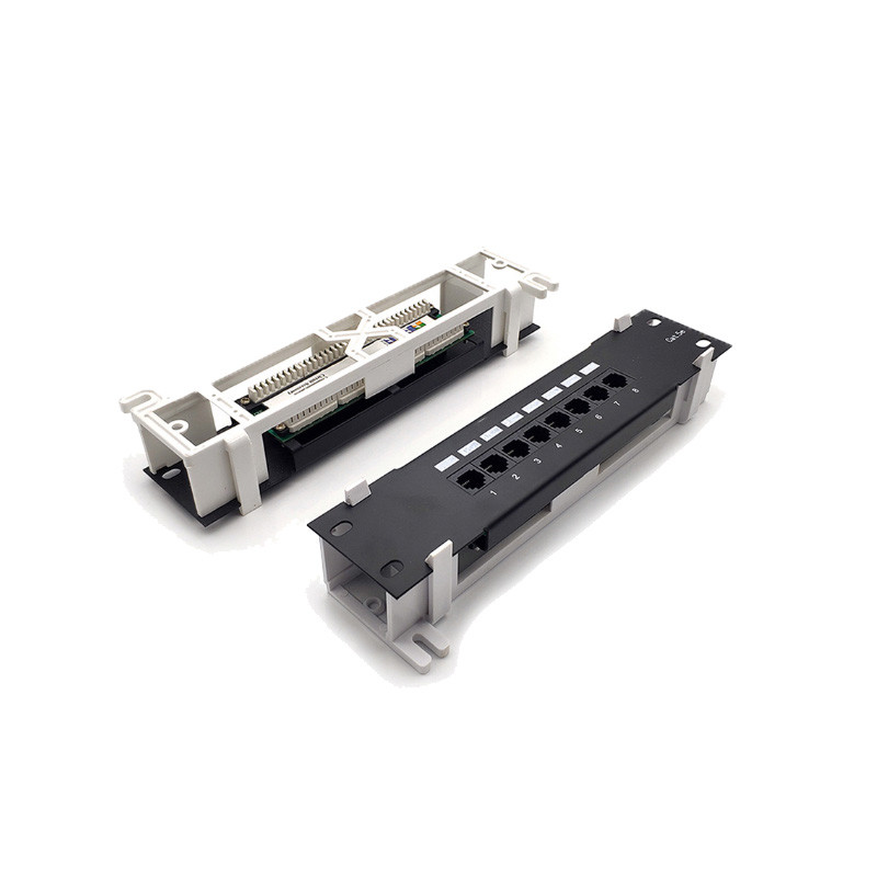 RoHS сертифицированный 24 порта Ethernet Patch Panel с управлением кабелями