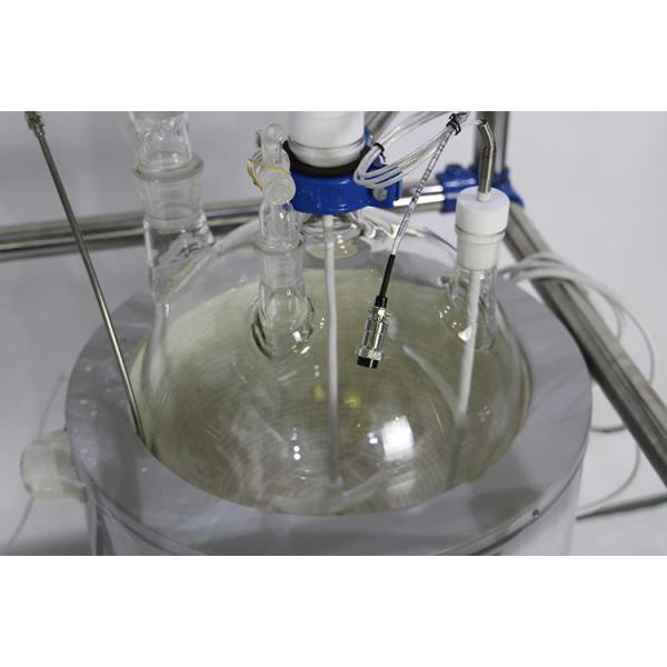 304 Stainless Steel Semi Automatic Glass Reactor with 0.098MPa Vacuum for Lab Crystallizer