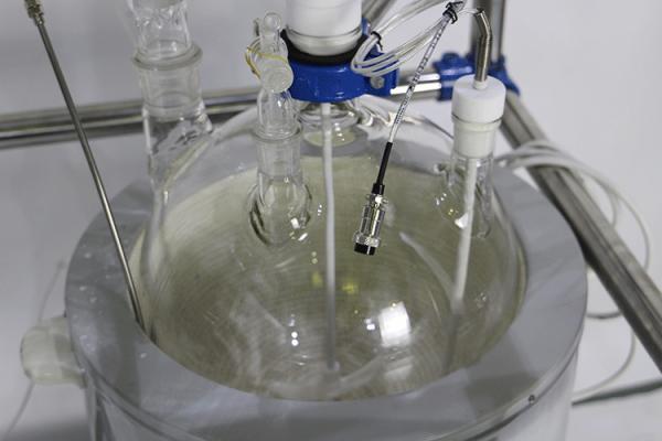 Lab Crystallizer Glass Pressure Reactor 304 Stainess Steel Material Convenient