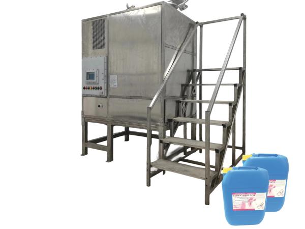 450L Stainless Steel 32KW Multifunctional Easy To Operate Solvent Distillation Machine Safety Type