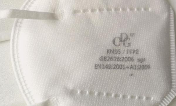 BFE 95% 5 Ply Meltblown FFP2 Ear Strap Folding Mask