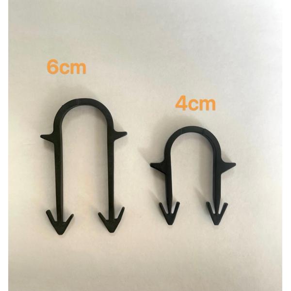 Black PP Underfloor Heating Tool Staples 20mm 16mm European Standard