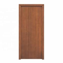 Mahogany Bedroom PVC Wooden Doors 50mm Prehung Interior Wood Doors