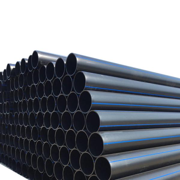 Tubulação de fonte plástica PN16 da água do HDPE azul preto da cor PE100 DN1000mm