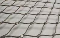 Aisi 316 2.4mm Wire Rope Mesh For 50mm Gibbon Enclosure Fencing