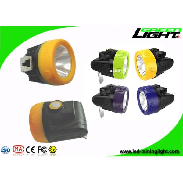10000lux LED Mining Headlamp Explosive Resistant 18650 Rechargeable Li - Ion Battery