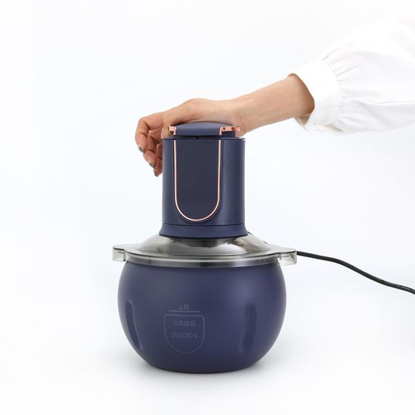 Household 3L Electric Meat Grinder Three Wings And Six Blades Meat Grinder