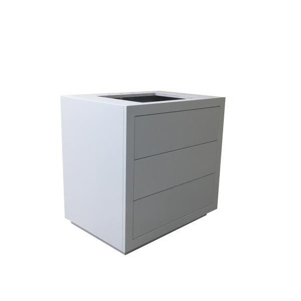 Hilton Garden Inn Customized Modern Wood Bathroom Vanity With Two Drawers
