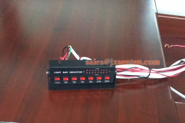RED/BLUE super bright LED warning lightbar Ultra-thin , Puentes de luces，Varsellys TruckVision，BALIZA DE BARRA DE LUCES ST9100B