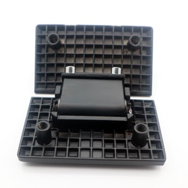 Stainless Steel Glass Shower Cabin Hinge Black Color 180 Degree For Shower Enclosure