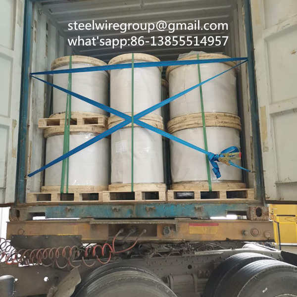 0.33mm Hot Dipped 1x7 Galvanized Steel Wire For Fiber Optical Cable