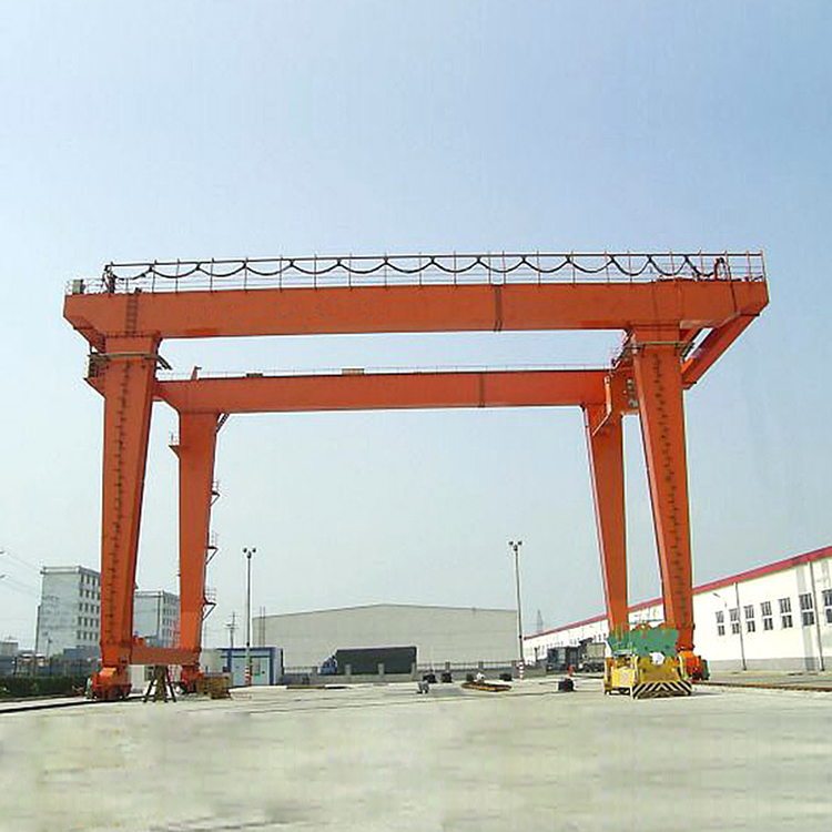 U Type Rail Mounted mg Double Girder Gantry Crane 5 Ton 10 Ton 15 Ton 20 Ton 30 Ton 50 Ton with Winch Trolley