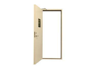 Customizable Fire Resistant Steel Door With Shutters Decorative Edge