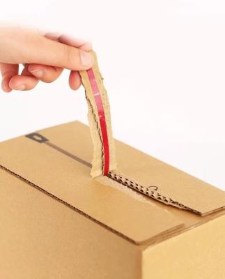 5x5x5 6x6x6 Corrugated Paper Box Ecommerce Mailing Boxes With Tear Strip