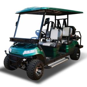70Km-90Km Range Club Car Utv 4x4 Electric LSV Street Véhicule légal