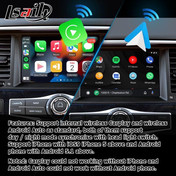 Infiniti QX80 QX56 Z62 беспроводной автомобильный мультимедийный интерфейс для Android и Android IT08