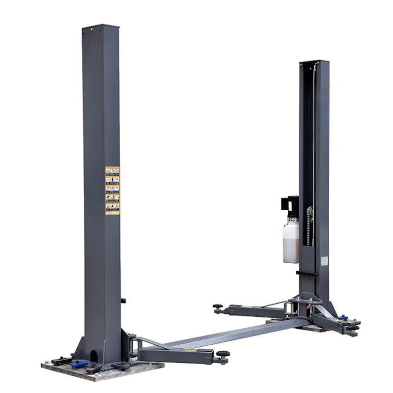 High Lift Two Post Car Lift with 4ton Capacity 75in Lift Height and 2.2kw Motor Power for Garage and Workshop