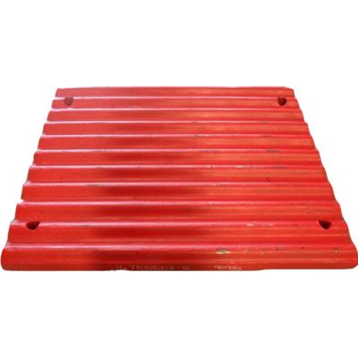 Extec Q C12 Swing Jaw manganese spare parts for jaw crushers movable JAW PLATE casting crusher spares