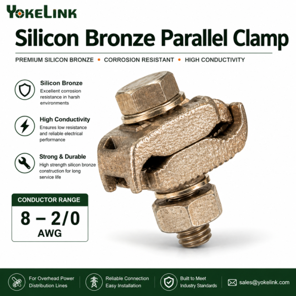Universal Copper & Aluminum Parallel Groove Clamp | Electrical Cable Connector Clamps