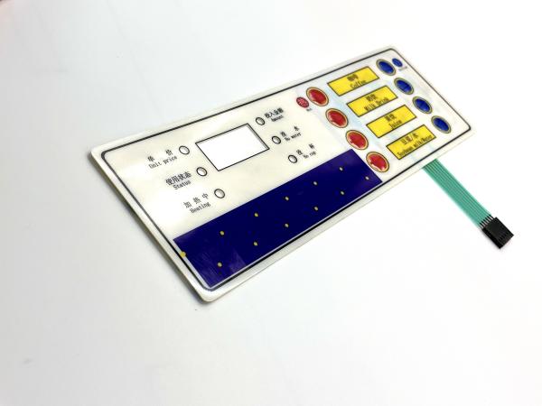 Glossy Surface Custom Membrane Switch Membrane Key Switch With Tactile Feedback Buttons