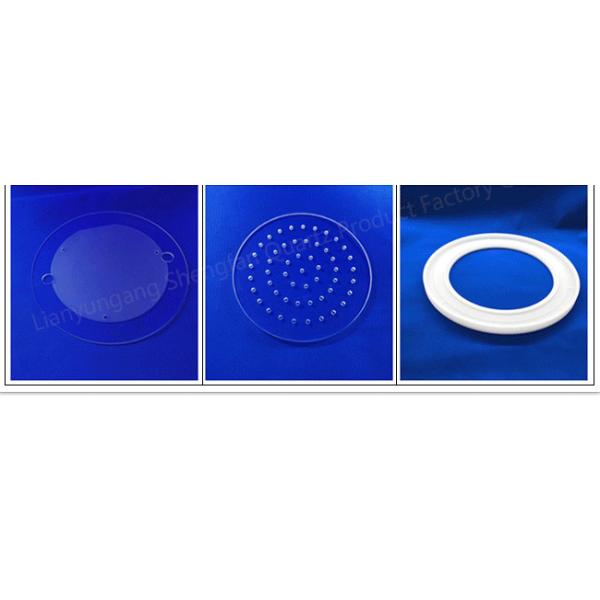 Химическое листовое стекл кварца, сплавленные смолотые стеклянные пластинки отполировало теплостойкое