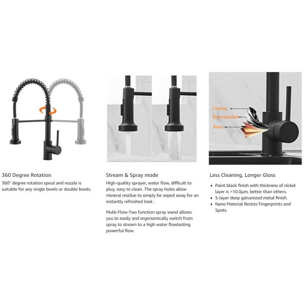 Basin Bathroom Sanitary Ware Faucet Tap Square Deck Mounted Water Gold Faucet