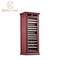Luxurious Red Wine Chiller And Electric Cigar Cooler Humidor Cabinet